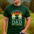 Fathers Day Bowling Dad For Bowling Player Dad Men's Casual T-Shirt Forest