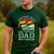 Fathers Day Guitar Dad For Guitarist Music Lover Dad Men's Casual T-Shirt Forest