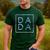 Father's Day For New Dad Dada Him Papa Tie Dye Dada Small Men's Casual T-Shirt Forest