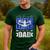 My Favorite Cheerleader Calls Me Dad Cheer Dad Fathers Day Men's Casual T-Shirt Forest