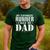 My Favorite Runner Calls Me Dad Father's Day Men's Casual T-Shirt Forest
