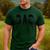 Fishing Dad Birthday Classic Bold Font Fish Daddy Men's Casual T-Shirt Forest