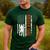 Football Kicker Dad Of A Football Kicker Father US Flag Men's Casual T-Shirt Forest Football Kicker Dad Of A Football Kicker Father US Flag Men's Casual T-Shirt Forest