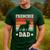 Frenchie Dad Retro French Bulldog Lover Daddy Men Men's Casual T-Shirt Forest
