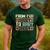 From Fur Daddy To Baby Daddy Dog Dad Pregnancy Announc Men's Casual T-Shirt Forest