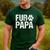 Fur Papa Shirt Pet Lover Dog Dad T-Shirt Fathers Day For Men Men's Casual T-Shirt Forest