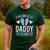Future Dad Pink Or Blue Daddy Loves You Gender Reveal Men's Casual T-Shirt Forest