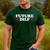 Future DILF Sarcastic Hot Dad Statement Sarcasm Humor Men's Casual T-Shirt Forest