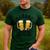 Garage Drinker Team Member Day Drinking Dad Beer Garage Men's Casual T-Shirt Forest