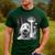 Goldendoodle Alien UFO Taking a Selfie Dog Mom Dad Men's Casual T-Shirt Forest