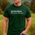 Grandpa Like a Dad But Way Cooler Small Men's Casual T-Shirt Forest