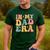Groovy In My Dad Era Dad Father's Day Men's Casual T-Shirt Forest