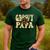 Groovy Papa 70s Aesthetic Nostalgia 1970's Retro Dad Men's Casual T-Shirt Forest