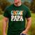 Groovy Papa Dad Retro Hippie 60s 70s Party Outfit Men Men's Casual T-Shirt Forest