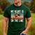 My Heart Is On The Line Football Mom Dad Offensive Lineman Men's Casual T-Shirt Forest