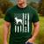 Heeler Dad Flag Vintage Blue Red Cattle Dog Patriot Men Men's Casual T-Shirt Forest