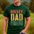 Hockey Dad Shirt Men Fathers Day Hockey Dad Men's Casual T-Shirt Forest