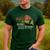 Hooked On Being Dad Fishing Dad Father's Day Men's Casual T-Shirt Forest