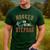 Hooked On Being Stepdad Father's Day Fishing Stepdad Men's Casual T-Shirt Forest