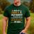 Humor Daddy Mommy Back Off I Have a Crazy Daughter Men's Casual T-Shirt Forest