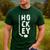 Ice Hockey Player Hockey Son Hockey Dad Men's Casual T-Shirt Forest