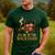 I’Ll Be In The Backyard Cigar Whiskey Dad Bourbon BBQ Summer Men's Casual T-Shirt Forest