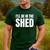 I'Ll Be In The Shed For Dad Men's Casual T-Shirt Forest