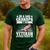 I'm A Dad Grandpa And A Veteran US Flag Veterans Day Men's Casual T-Shirt Forest
