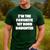 I'M THE FAVORITE 1ST BORN DAUGHTER Mom Dad First Child Men's Casual T-Shirt Forest