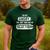 I'm Not Angry I'm Just Smiling In Scottish Dad Fun Scotland Men's Casual T-Shirt Forest