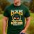 I'm A Super Proud Dad Of A 2025 Master's Degree Graduate Men's Casual T-Shirt Forest