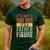 It's Not A Dad Bod It's A Father Figure Retro VintageShort Sleeve Men's Casual T-Shirt Forest