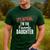 It's Official I'm The Favorite Daughter From Dad Mom Men's Casual T-Shirt Forest