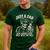 Just A Dad Who Always Came Back With The Milk Shirt Skeleton Men's Casual T-Shirt Forest