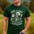 Just A Dad Who Always Came Back Skeleton Fathers Day Men's Casual T-Shirt Forest
