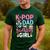K-Pop Dad Of The Birthday Girl Men's Casual T-Shirt Forest