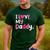 I Love My Daddy Best Dad Ever Father's Day Cool Kids Men's Casual T-Shirt Forest