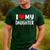 I Love My Daughter Fathers Day For Dad Men's Casual T-Shirt Forest I Love My Daughter Fathers Day For Dad Men's Casual T-Shirt Forest