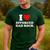 I Love Divorced Dad Rock Joke Men's Casual T-Shirt Forest I Love Divorced Dad Rock Joke Men's Casual T-Shirt Forest