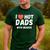 I Love Hot Dads With Beards I Heart Hot Dads Shirt Men's Casual T-Shirt Forest
