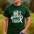 Lung Cancer Dad Ribbon Men's Casual T-Shirt Forest
