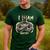 I Am Man King Powerful Dad Afro Melanin Men's Casual T-Shirt Forest