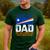Marshallese Dad Marshall Islands Flag For Father's Day Men's Casual T-Shirt Forest