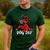 Marvel Super Heroes Pets Deadpool Loves Dogpool Dog Dad Men's Casual T-Shirt Forest