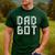 Matching Family Robot Father's Day Dad Bot Men's Casual T-Shirt Forest