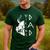Men Celtic Norse Mythology Viking Dad Men's Casual T-Shirt Forest