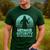 Mermaid Security Vintage Birthday Party Dad Father Day Men's Casual T-Shirt Forest