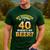 Mom Dad My Daughter Is Turning 40 Years Old Where's My Beer Men's Casual T-Shirt Forest