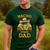 Nacho Average Dad Father Joke Vintage Cinco De Mayo Men's Casual T-Shirt Forest