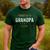 New For Dad Promoted To Grandpa Est 2020 Men's Casual T-Shirt Forest